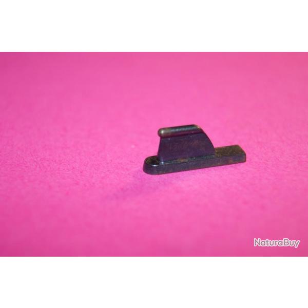 guidon longitudinal acier mire laiton hauteur 9mm longueur 21.65mm - VENDU PAR JEPERCUTE (D21A172)