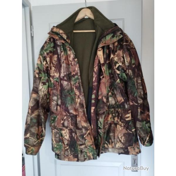 Veste de chasse camo Solognac