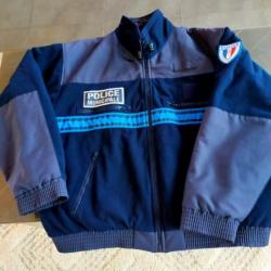 Blouson polaire police municipale TBE car peu porté taille 2XL