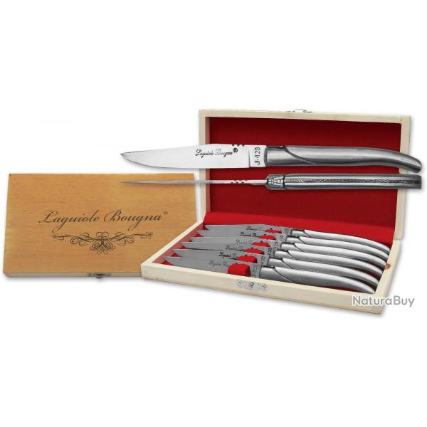 Coffret 6 couteaux inox