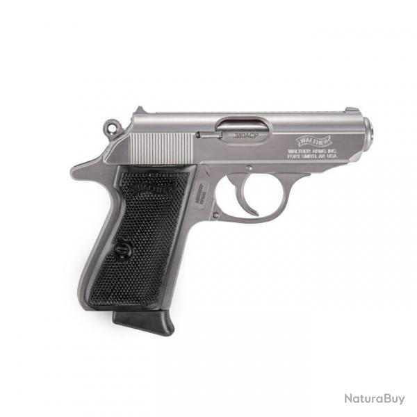 Pistolet Calibre 380 ACP Walther PPK/S Silver 7 coups