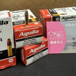 22LR AGUILA HAUTE VITESSE HOLLOW POINT 38GR LIV OFFERTE LOT DE 500