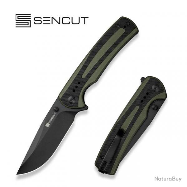 Couteau Sencut Regnator OD/Black Lame Clip Point Acier 9Cr18MoV Manche G10 Linerlock IKBS S240572