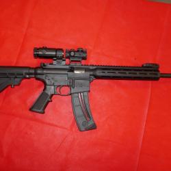 Carabine S&W M&P 15/22 en 22Lr avec point rouge SIG SAUER MSR et Magnifier SIGHT MARK 3X