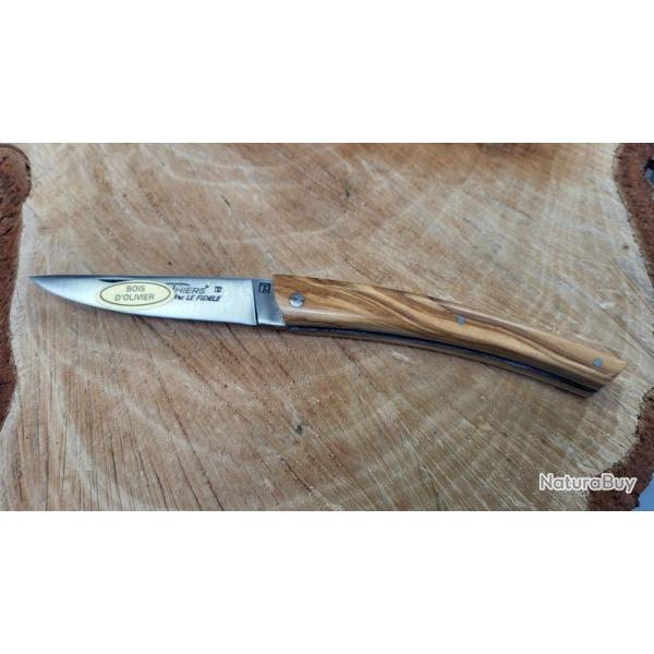 Le Thiers par le Fidle - Bois d'Olivier - Ressort Guilloch - Lame 8cm