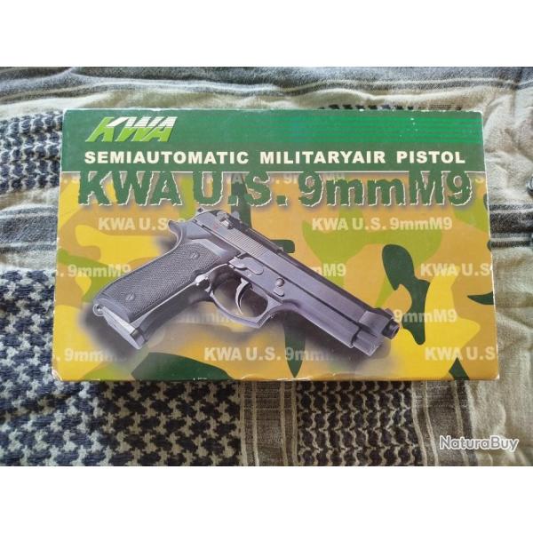 Rplique d'airsoft M9 de chez KWA