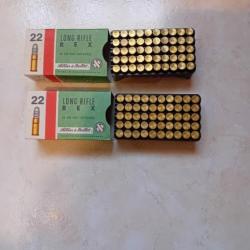 100 Balles 22 LR REX Sellier Bellot