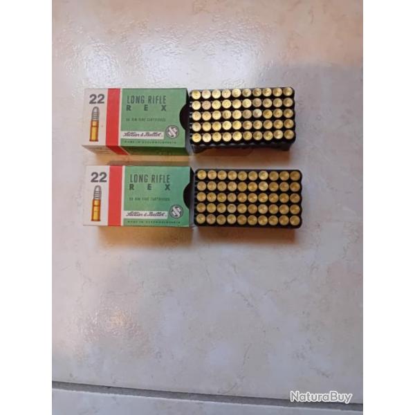 100 Balles 22 LR REX Sellier Bellot