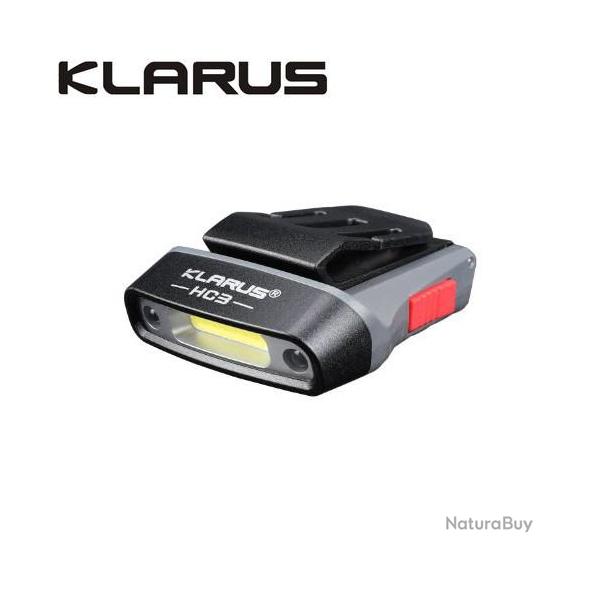 LAMPE GILET KLARUS RECHARGEABLE HC3 100 LUMENS