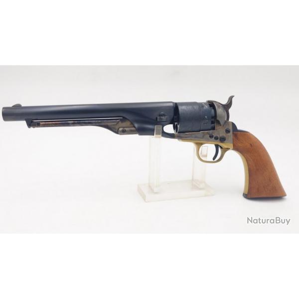 REVOLVER UBERTI 1860 ARMY FINITION BRONZE AVEC BARILLET GRAVE Italie Neuf  Categorie D XX