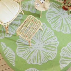 Tapis d'extérieur ARAKIL vert Ø200 cm PP alsavelo