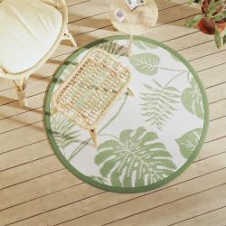 Tapis d'extérieur ARAKIL vert Ø120 cm PP alsavelo