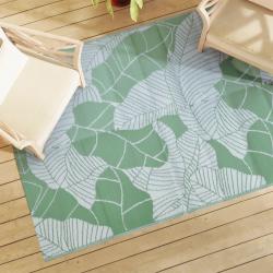 Tapis d'extérieur ARAKIL vert 140 x 200 cm PP alsavelo