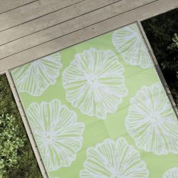 Tapis d'extérieur ARAKIL vert 120 x 180 cm PP alsavelo