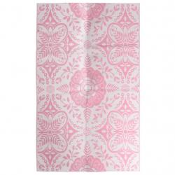 Tapis d'extérieur ARAKIL rose 190x290 cm PP alsavelo