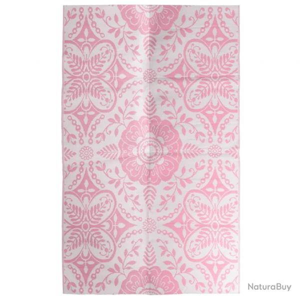 Tapis d'extrieur ARAKIL rose 190x290 cm PP alsavelo