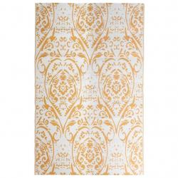 Tapis d'extérieur ARAKIL Orange et blanc 190x290 cm PP alsavelo
