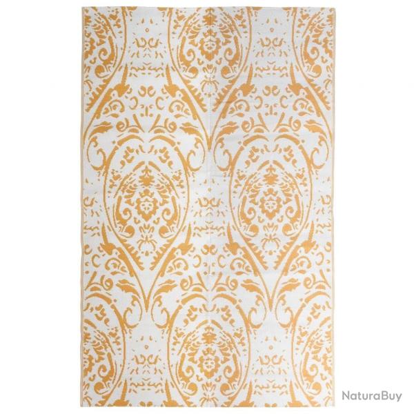 Tapis d'extrieur ARAKIL Orange et blanc 190x290 cm PP alsavelo