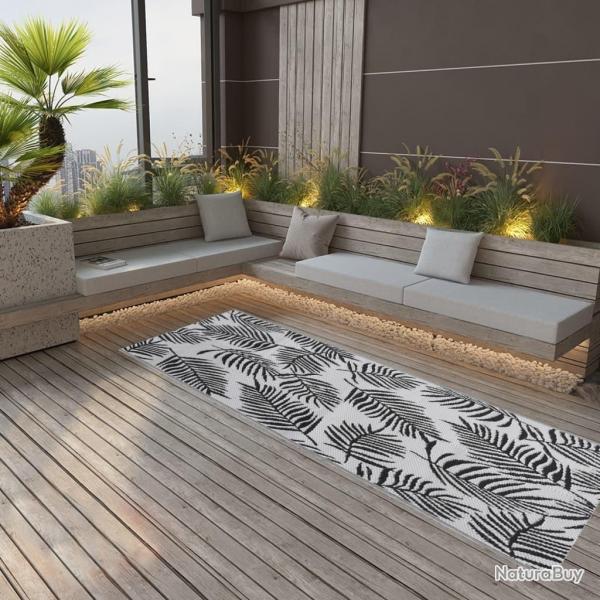 Tapis d'extrieur ARAKIL Noir 80x250 cm PP alsavelo