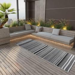 Tapis d'extérieur ARAKIL Noir 80x250 cm PP alsavelo