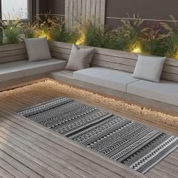 Tapis d'extérieur ARAKIL Noir 80x150 cm PP alsavelo