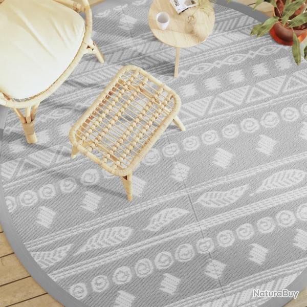 Tapis d'extrieur ARAKIL gris 200 cm PP alsavelo
