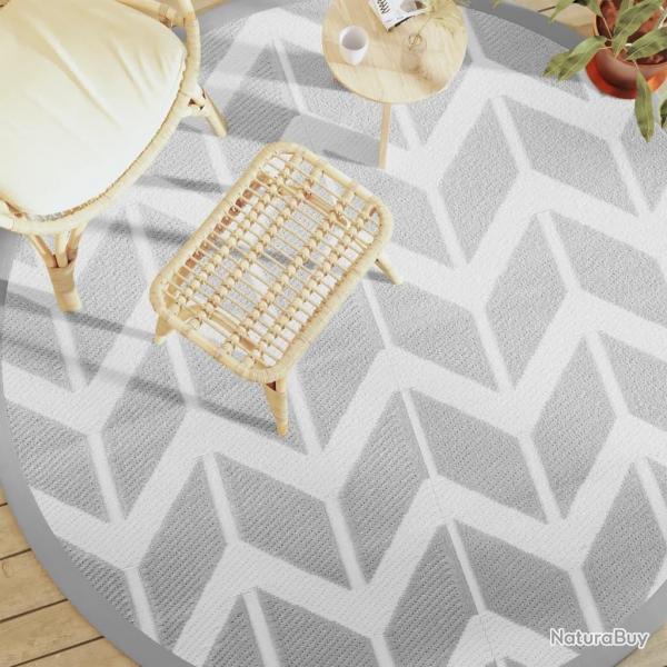 Tapis d'extrieur ARAKIL gris 200 cm PP alsavelo