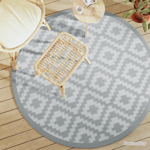 Tapis d'extrieur ARAKIL gris 160 cm PP alsavelo