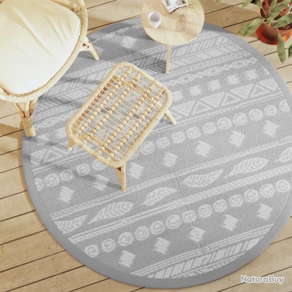 Tapis d'extrieur ARAKIL gris 160 cm PP alsavelo