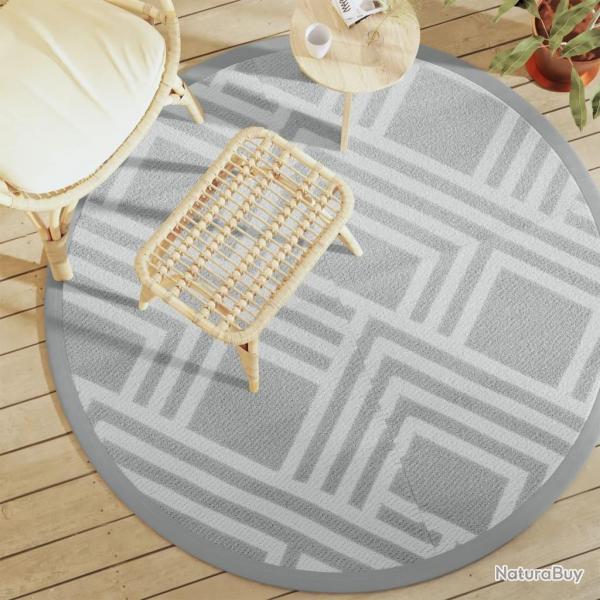 Tapis d'extrieur ARAKIL gris 160 cm PP alsavelo