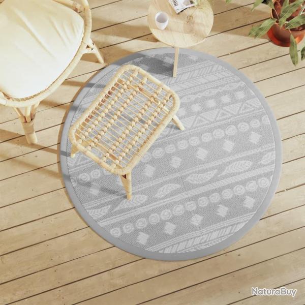 Tapis d'extrieur ARAKIL gris 120 cm PP alsavelo