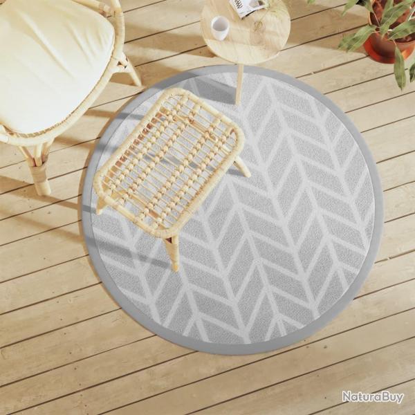 Tapis d'extrieur ARAKIL gris 120 cm PP alsavelo