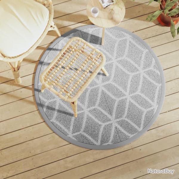 Tapis d'extrieur ARAKIL gris 120 cm PP alsavelo