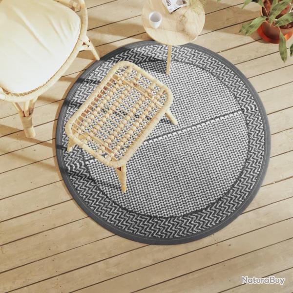 Tapis d'extrieur ARAKIL gris 120 cm PP alsavelo