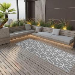 Tapis d'extérieur ARAKIL Gris 80x250 cm PP alsavelo