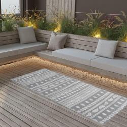 Tapis d'extérieur ARAKIL Gris 80x150 cm PP alsavelo