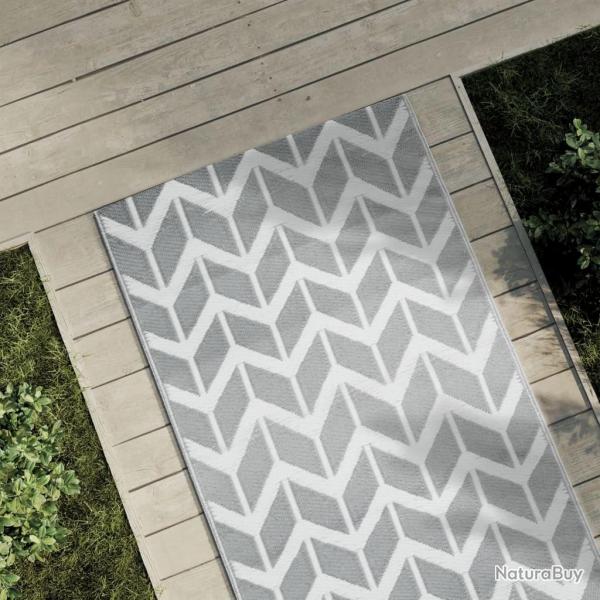 Tapis d'extrieur ARAKIL gris 80 x 150 cm PP alsavelo
