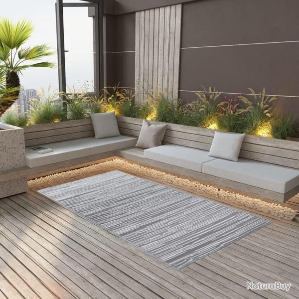 Tapis d'extrieur ARAKIL Gris 120x180 cm PP alsavelo