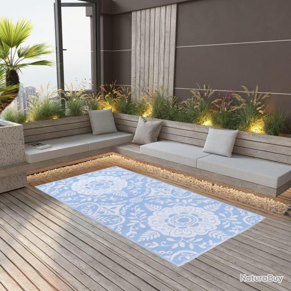 Tapis d'extrieur ARAKIL Bleu azur 80x150 cm PP alsavelo