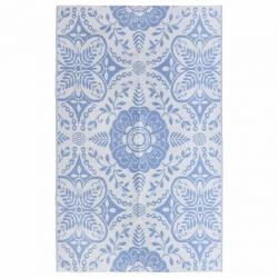 Tapis d'extérieur ARAKIL Bleu azuré 190x290 cm PP alsavelo