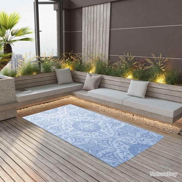 Tapis d'extrieur ARAKIL Bleu azur 120x180 cm PP alsavelo
