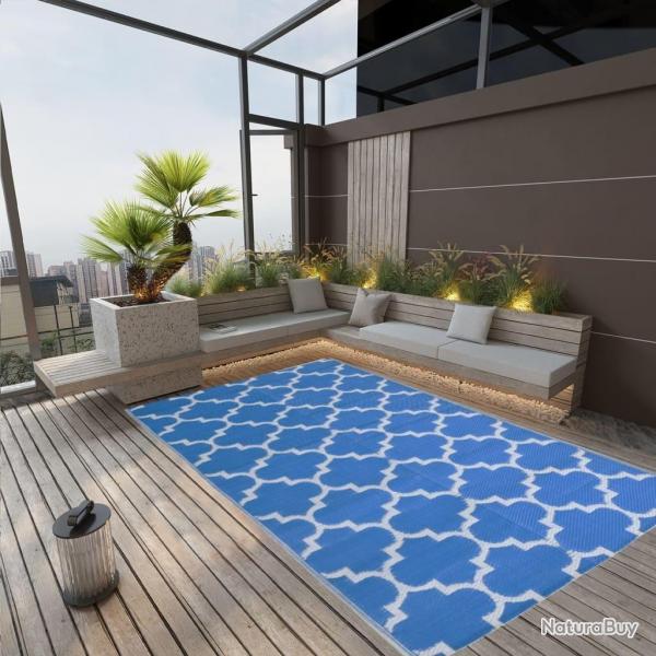 Tapis d'extrieur ARAKIL Bleu 190x290 cm PP alsavelo