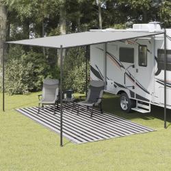 Tapis de tente 250x350 cm Anthracite et blanc alsavelo