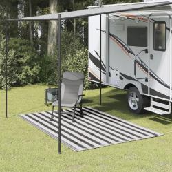 Tapis de tente 200x300 cm Anthracite et blanc alsavelo