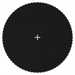 Tapis de saut Tissu Noir pour trampoline rond de 3,96 m alsavelo