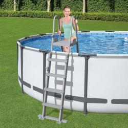 Échelle de piscine de sécurité à 4 marches Flowclear 132 cm alsavelo