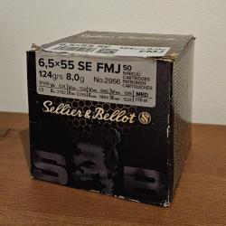 6,5x55 SE FMJ boîte de 50