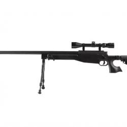 Sniper MB14D type APS2 Tactique w/ Lunette & Bipied (Well) Noir