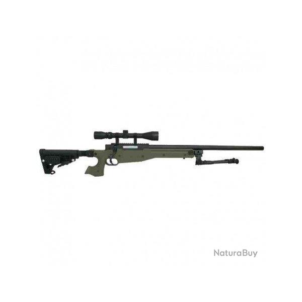 Sniper MB14D type APS2 Tactique w/ Lunette & Bipied (Well) OD