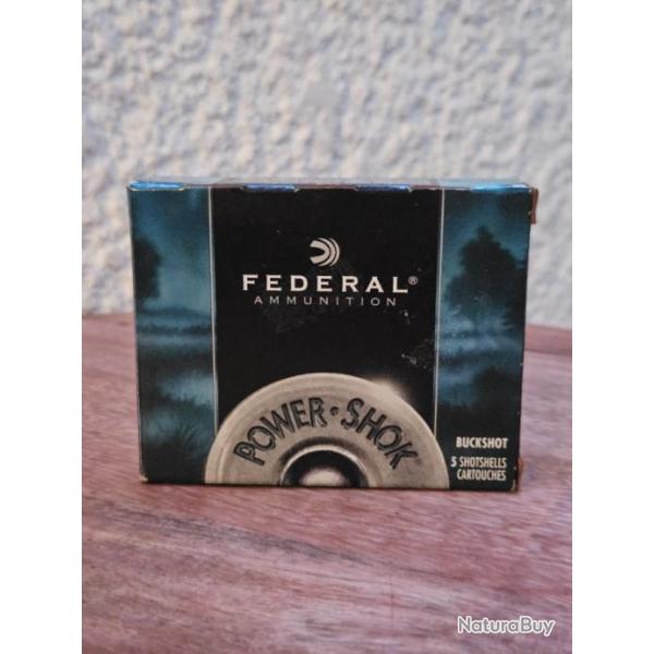 Chevrotine Federal Buckshot calibre 20/76